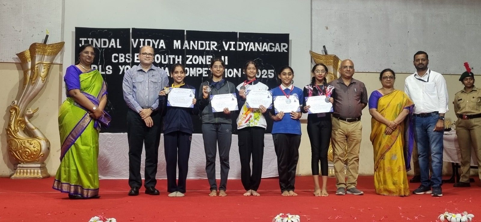 JGRVK- Ramamurthy Nagar Student’s brilliant performance in Yogasana Competition