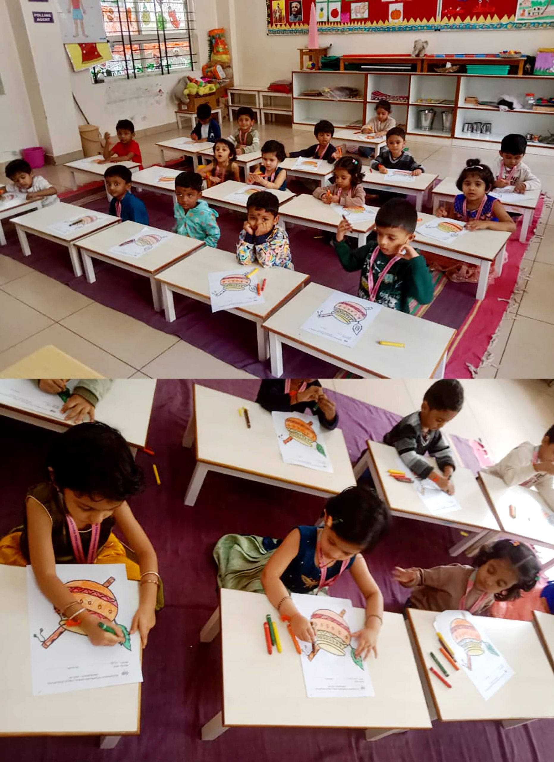 A colouring competition in JGRVK – Ramamurthy Nagar (4)