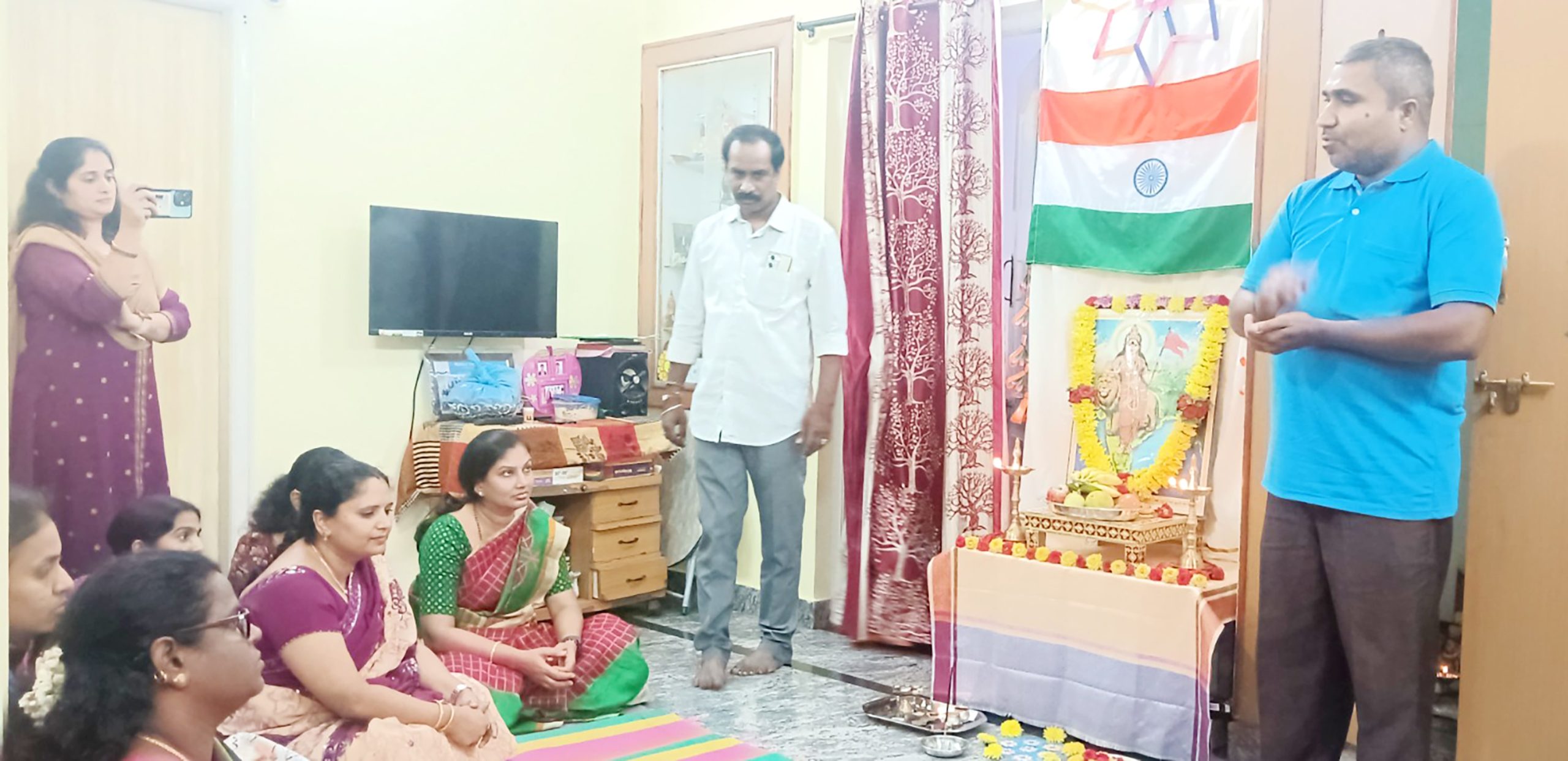 Bharat Mata Pujan in JGRVK – Ramamurthy Nagar (2)