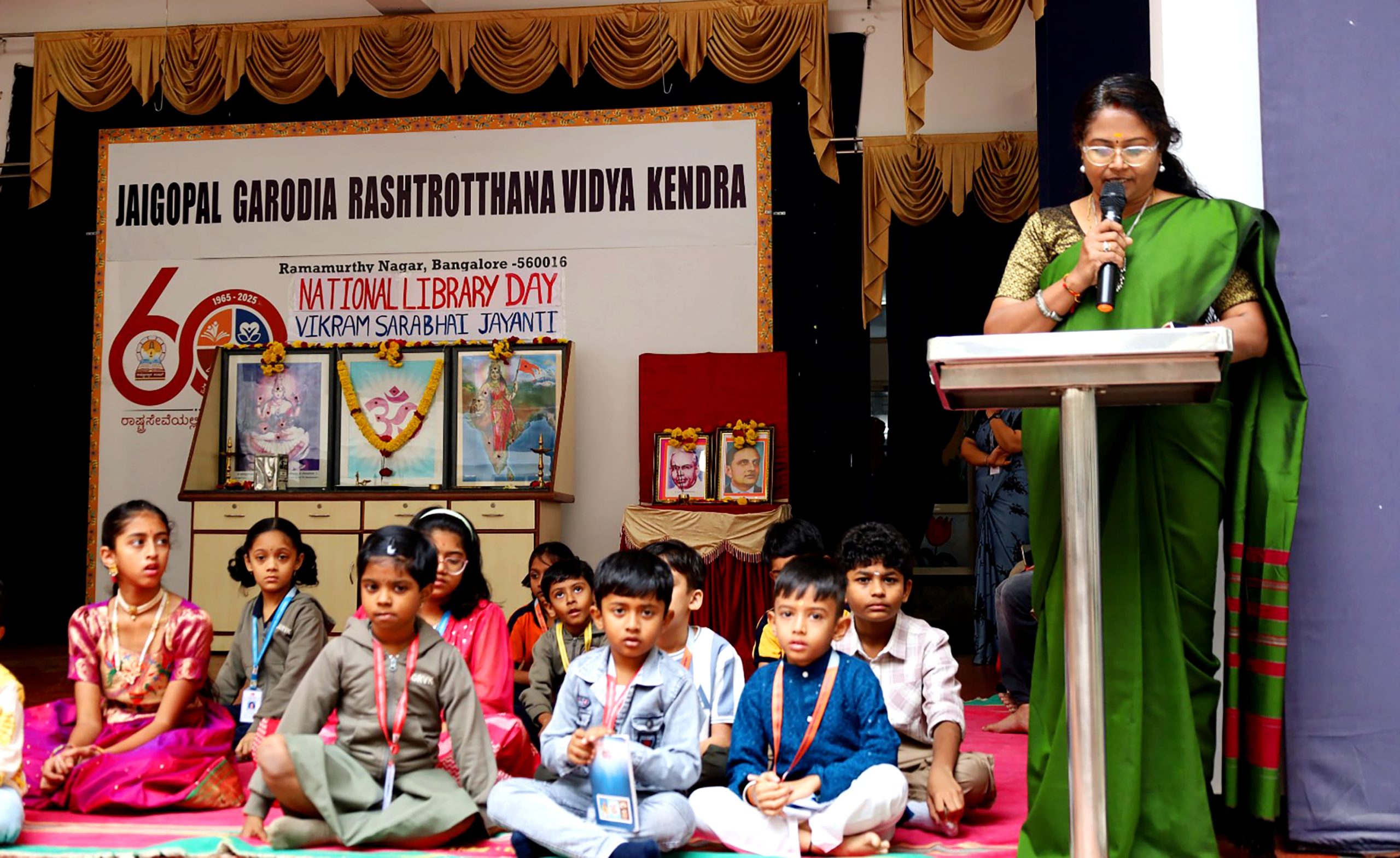 Dr. S. R. Ranganath and Dr. Vikram Sarabhai Jayanti in JGRVK – Ramamurthy Nagar (2)