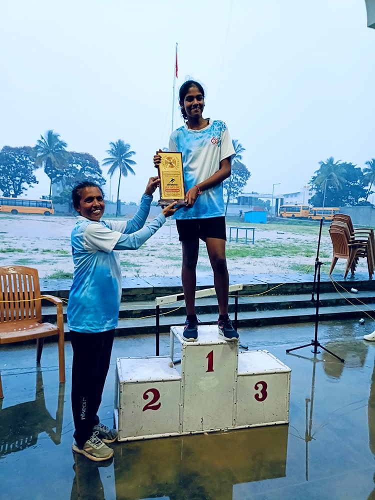 JGRVK – Ramamurthy Nagar Student’s outstanding Performance in Vidya Bharathi District level Athletic Meet (1)
