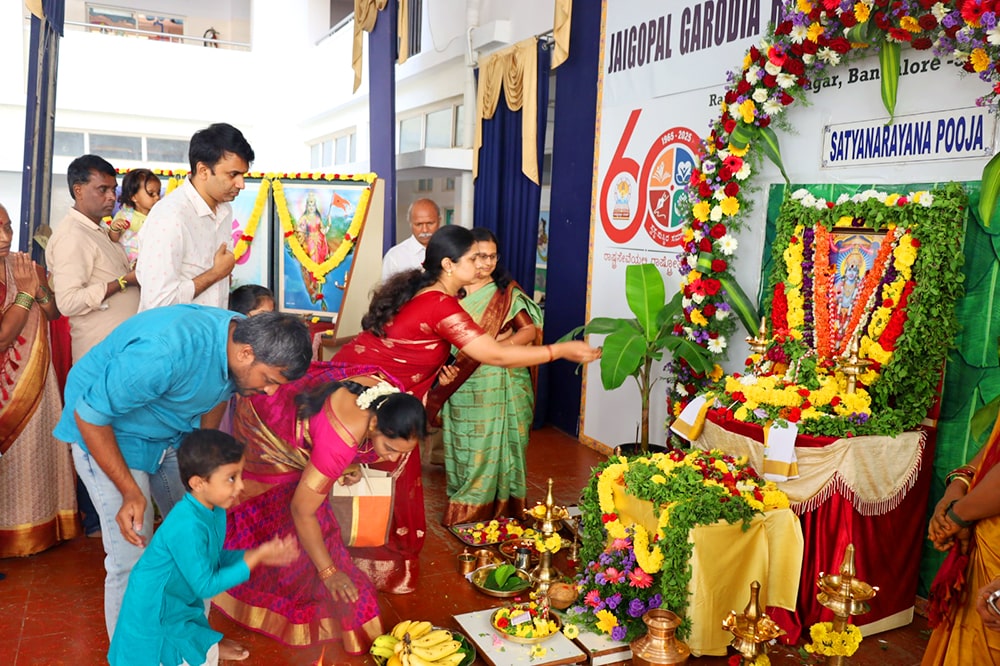 Satyanarayana Puja in JGRVK - Ramammurthy Nagar (13)