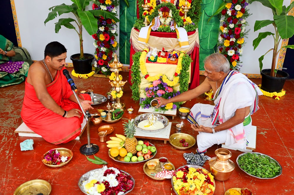 Satyanarayana Puja in JGRVK - Ramammurthy Nagar (5)