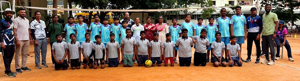 Vidya Bharati District level Throwball Competition in JGRVK – Ramamurthy Nagar (3)
