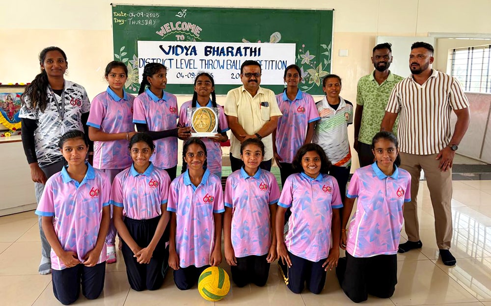 Vidya Bharati District level Throwball Competition in JGRVK – Ramamurthy Nagar (4)