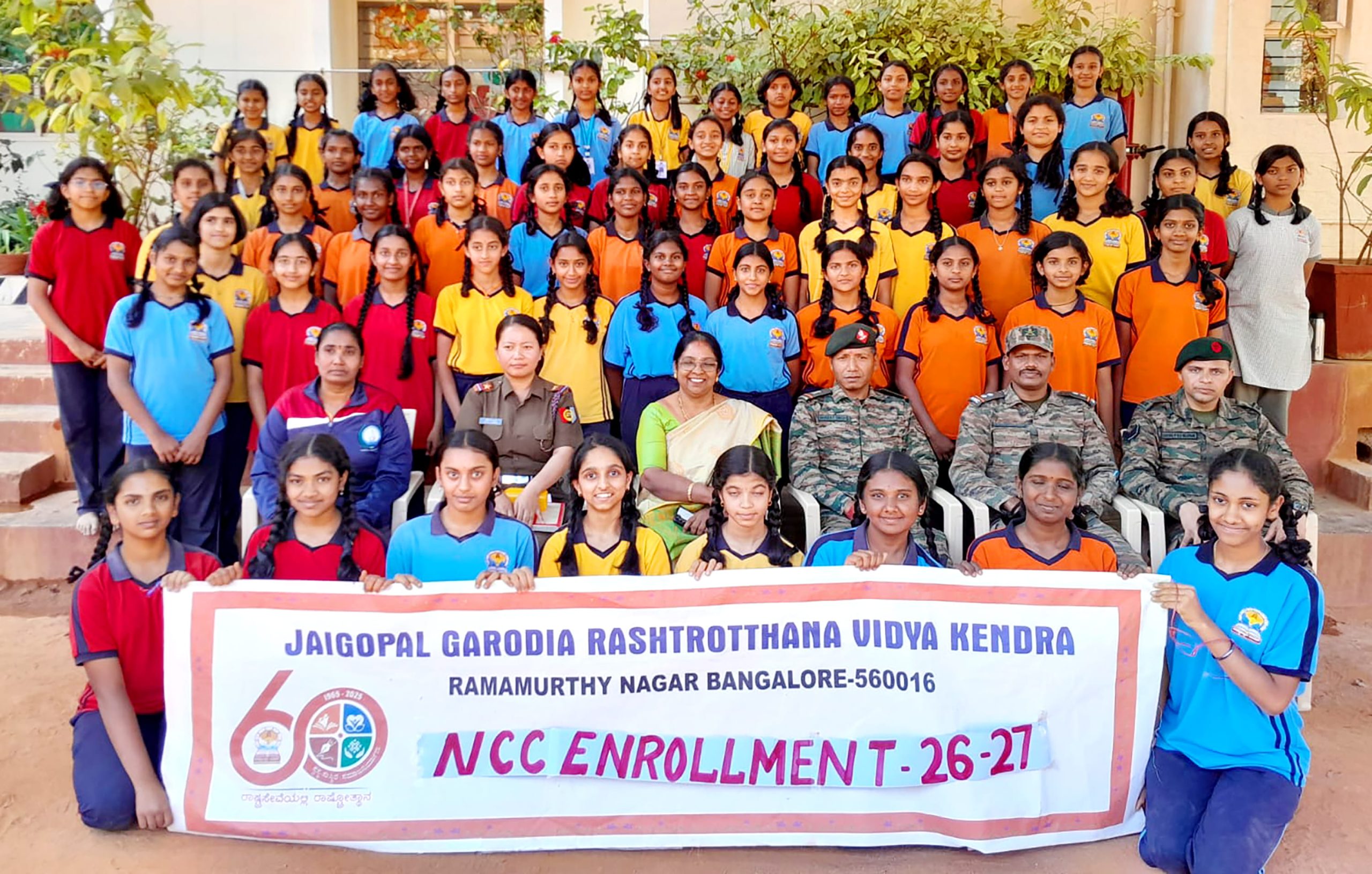 NCC Selection Process Concluded at JGRVK – Ramamurthy Nagar (5)