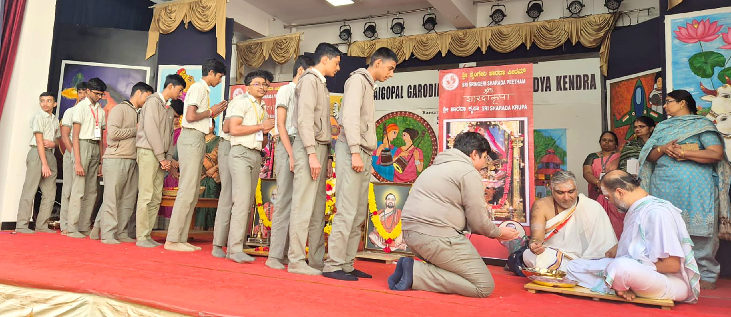 ‘Sharada Kripa’ Saraswati Puja at JGRVK – Ramamurthy Nagar (1)