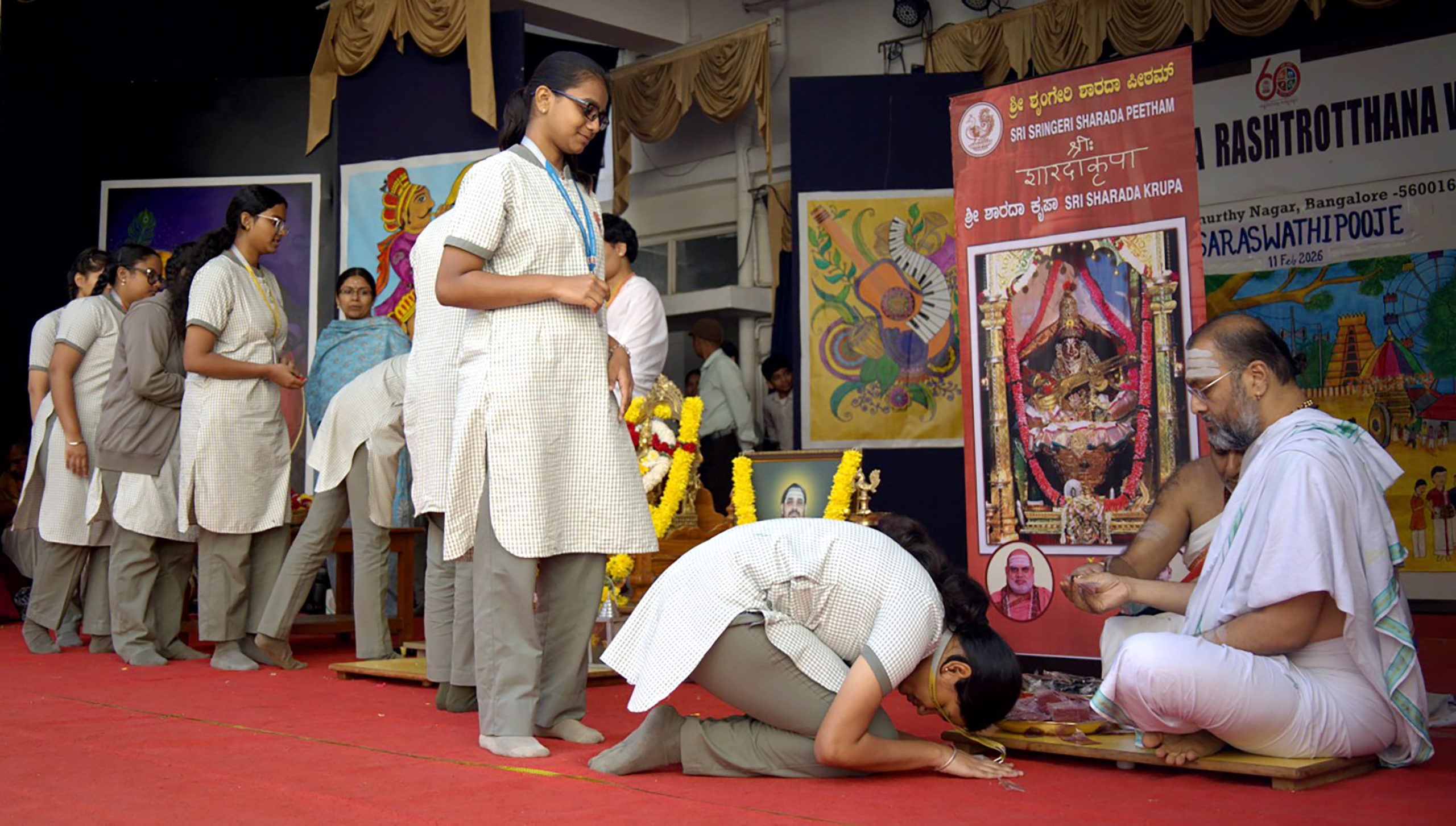 ‘Sharada Kripa’ Saraswati Puja at JGRVK – Ramamurthy Nagar (14)