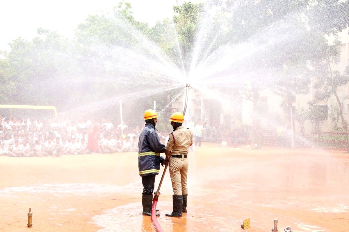 Fire Safety Mock Drill at JGRVK – Ramamurthy Nagar (2)