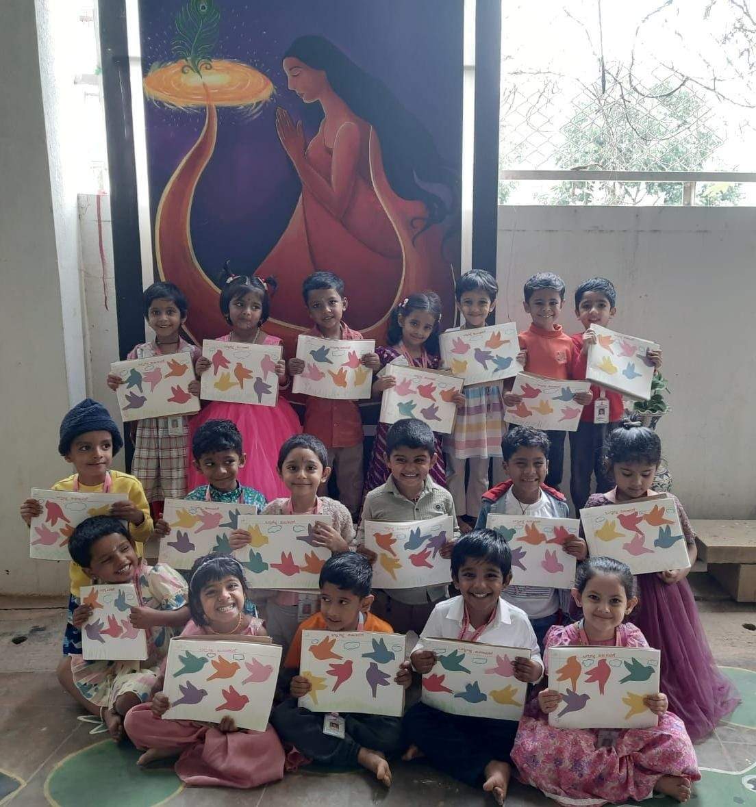 Gokulam Colours Day as Bagless Day in JGRVK – Ramamurthy Nagar (10)