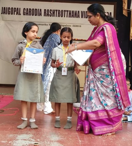 JGRVK – Ramamurthy Nagar Student’s Commendable Achievement in International Science Olympiad (2)