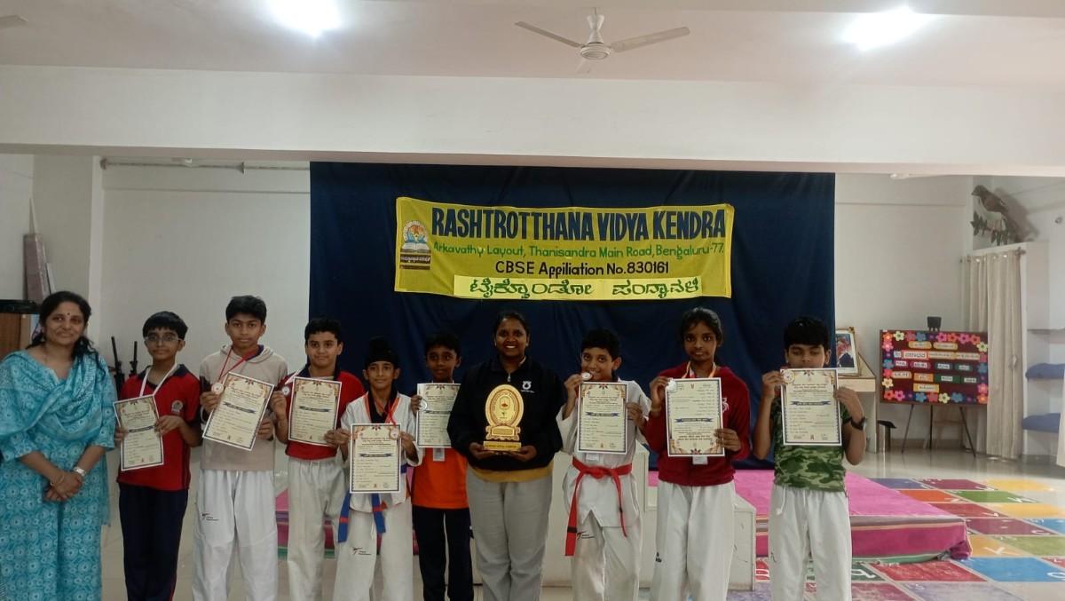 JGRVKRamamurthyStudentsAchievementsinVidyaBharathiTaekwondocompetition1