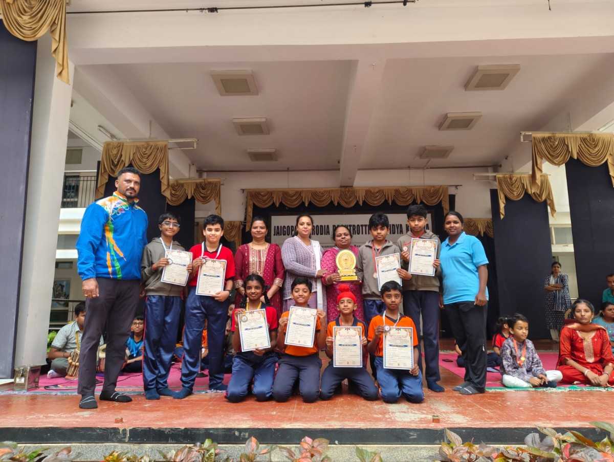JGRVKRamamurthyStudentsAchievementsinVidyaBharathiTaekwondocompetition2