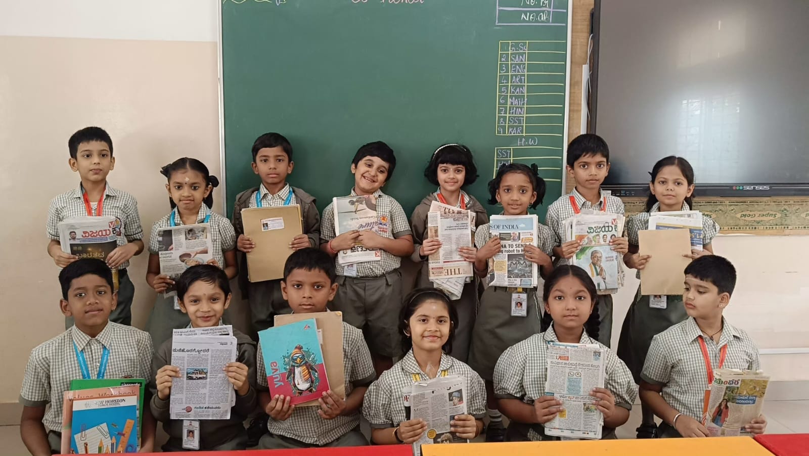Waste Paper Collection Drive – Recycling for a Cause in JGRVK – Ramamurthy Nagar (6)