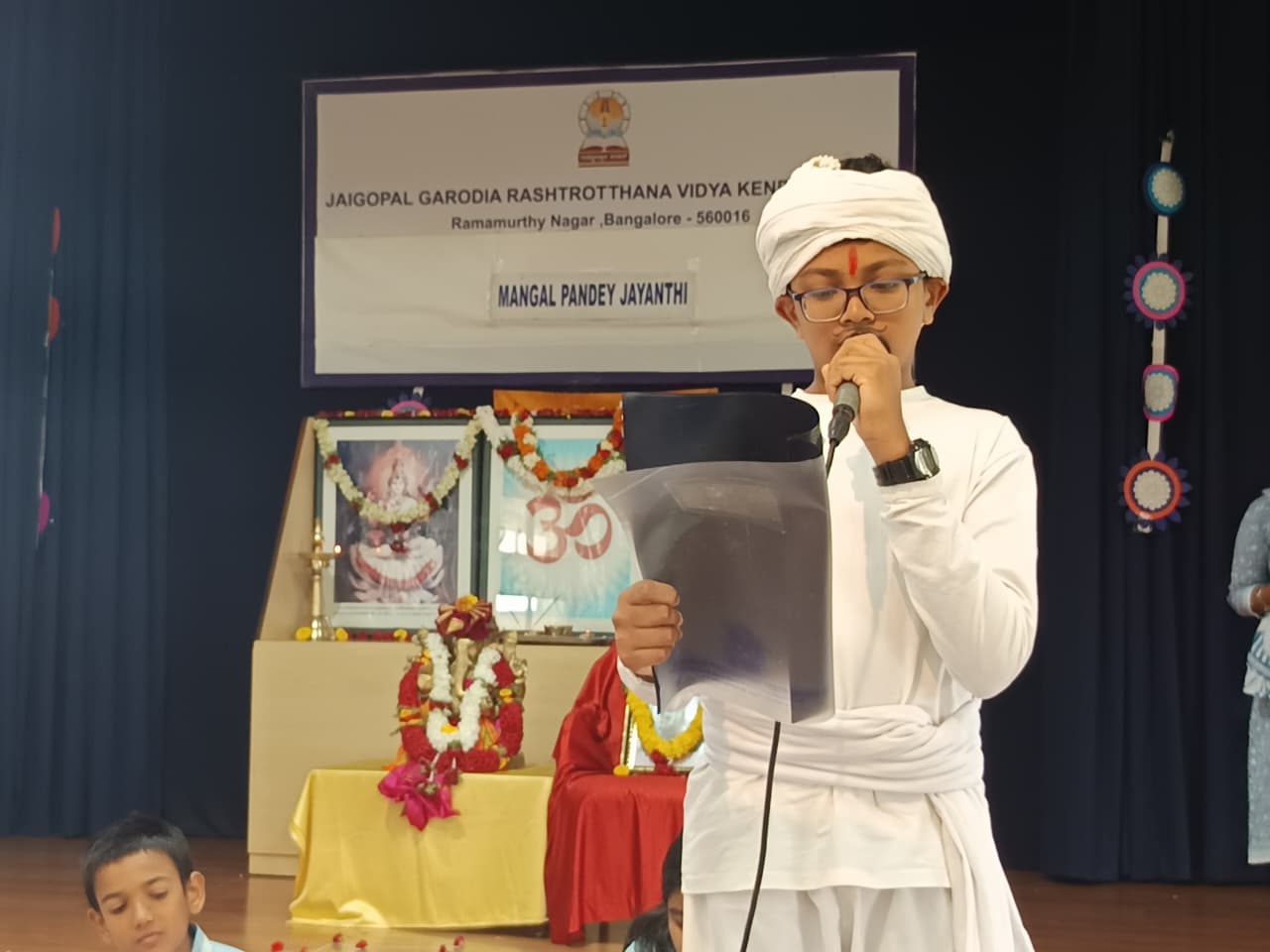JGRVK - Ramamurthy Nagar Commemorates Mangal Pandey’s Birth Anniversary (4)