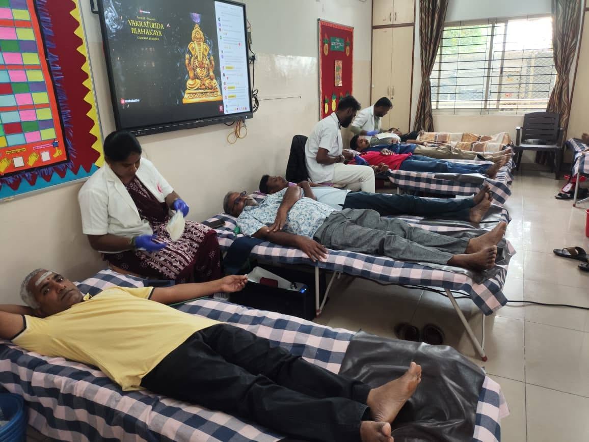 219 Units Collected JGRVK - Ramamurthynagar Hosts Blood Donation Awareness Drive & Camp (2)