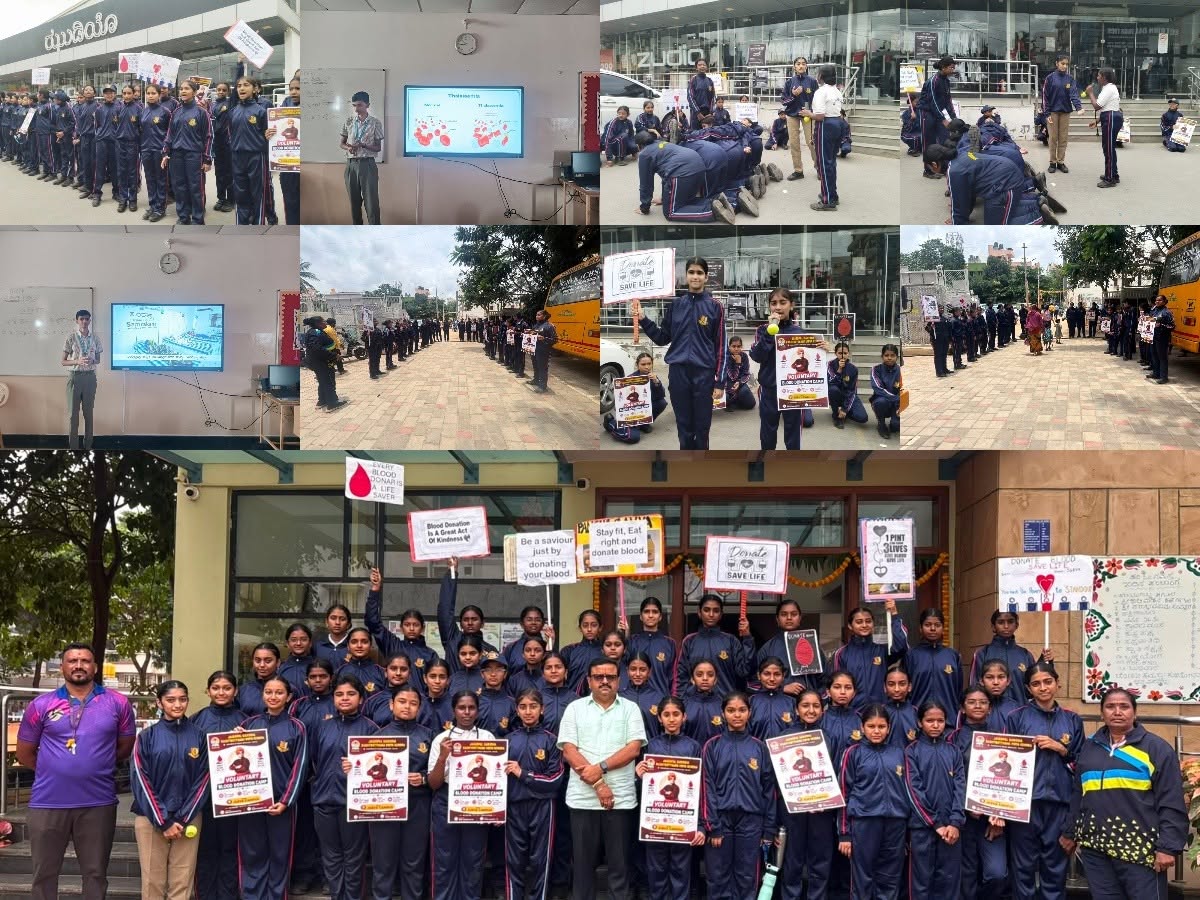 219 Units Collected JGRVK - Ramamurthynagar Hosts Blood Donation Awareness Drive & Camp (8)
