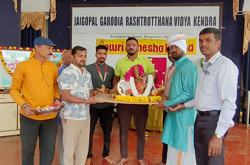 Ganesha Immersion Ceremony Held with Devotion and Joy at JGRVK - Ramamurthy Nagar (5)