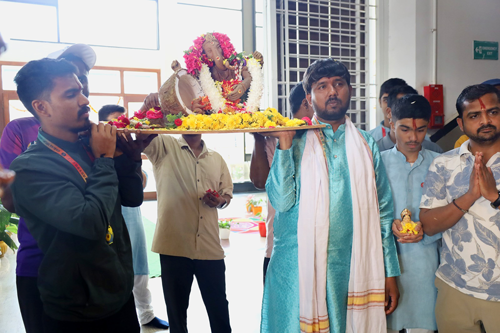 Ganesha Immersion Ceremony Held with Devotion and Joy at JGRVK - Ramamurthy Nagar (7)