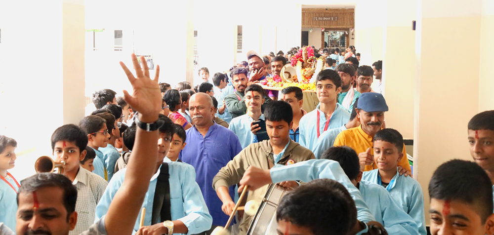 Ganesha Immersion Ceremony Held with Devotion and Joy at JGRVK - Ramamurthy Nagar (8)