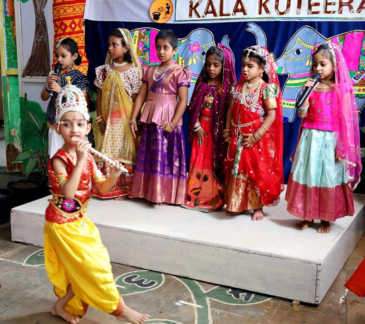 JGRVK – Ramamurthy Nagar Hosts Vibrant Gokulam Kala Kutira (1)