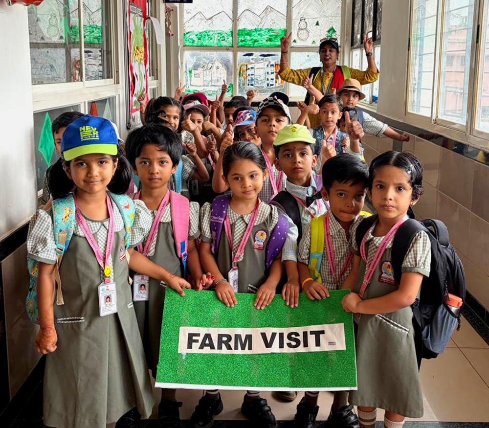 JGRVK – Ramamurthy Nagar Students Experience Farm Life in Hoskote Experiential Learning Visit (5)