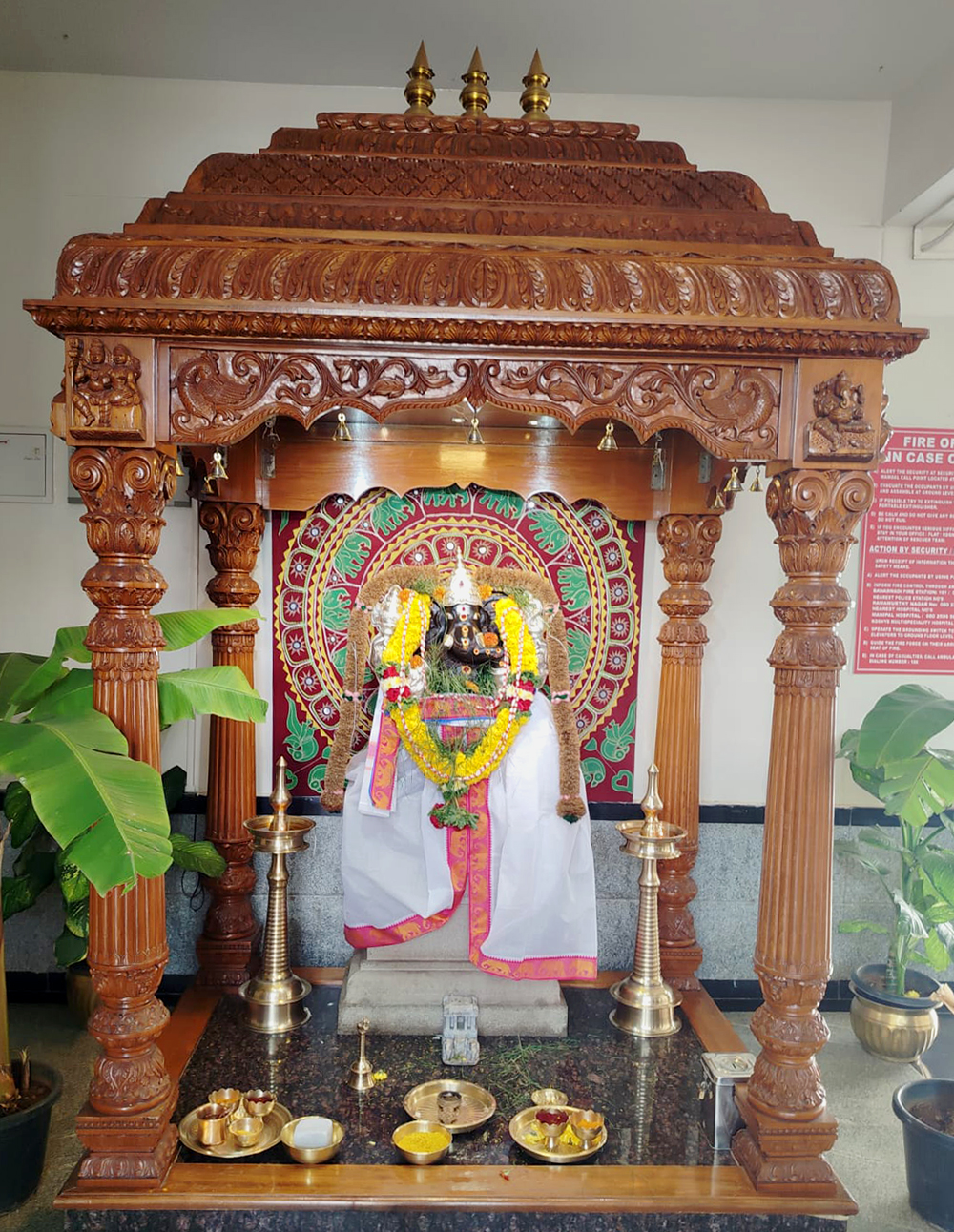 Lord Siddhi Vinayaka Idol Installed with Devotion at JGRVK – Ramamurthy Nagar (3)