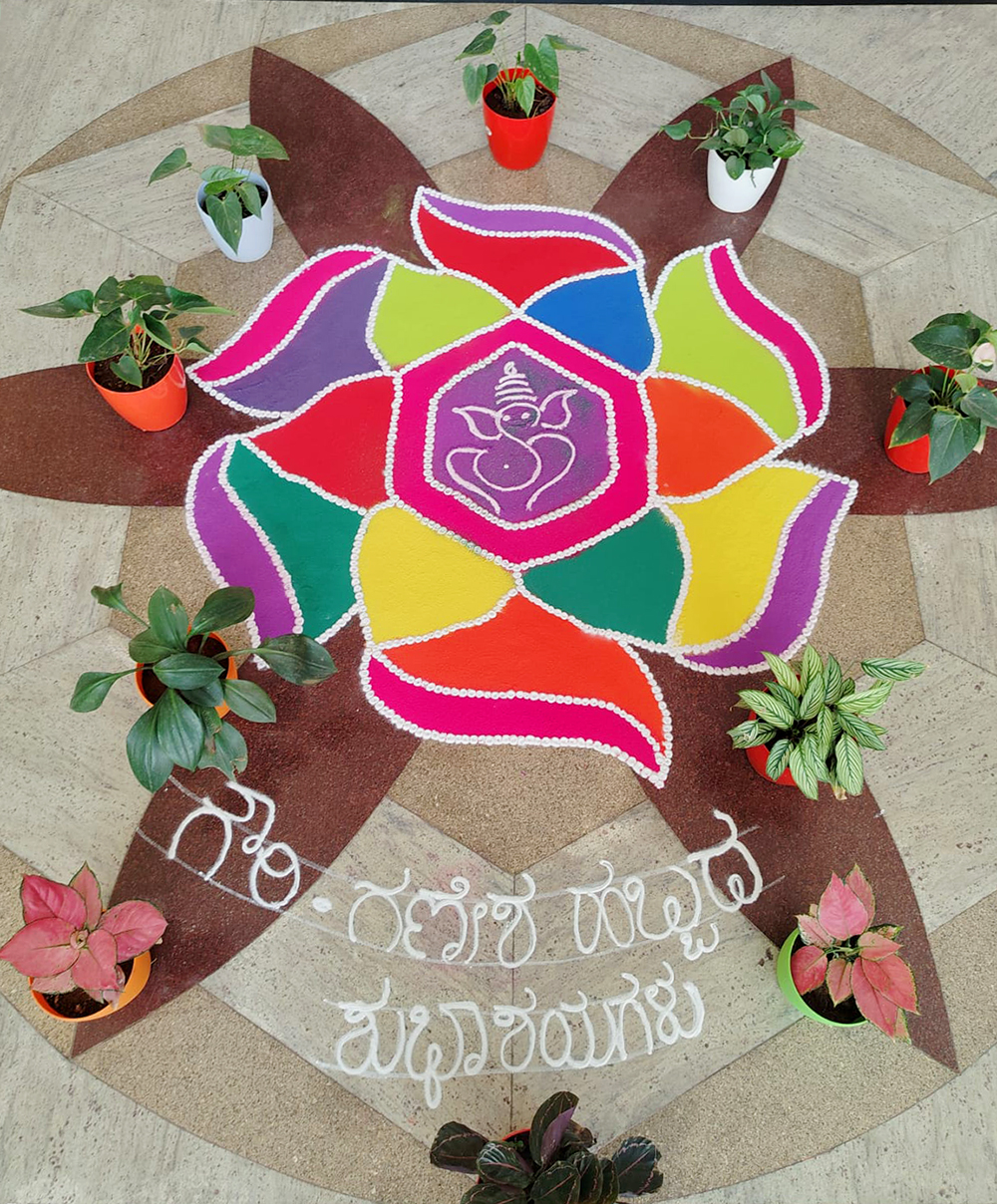 Lord Siddhi Vinayaka Idol Installed with Devotion at JGRVK – Ramamurthy Nagar (5)