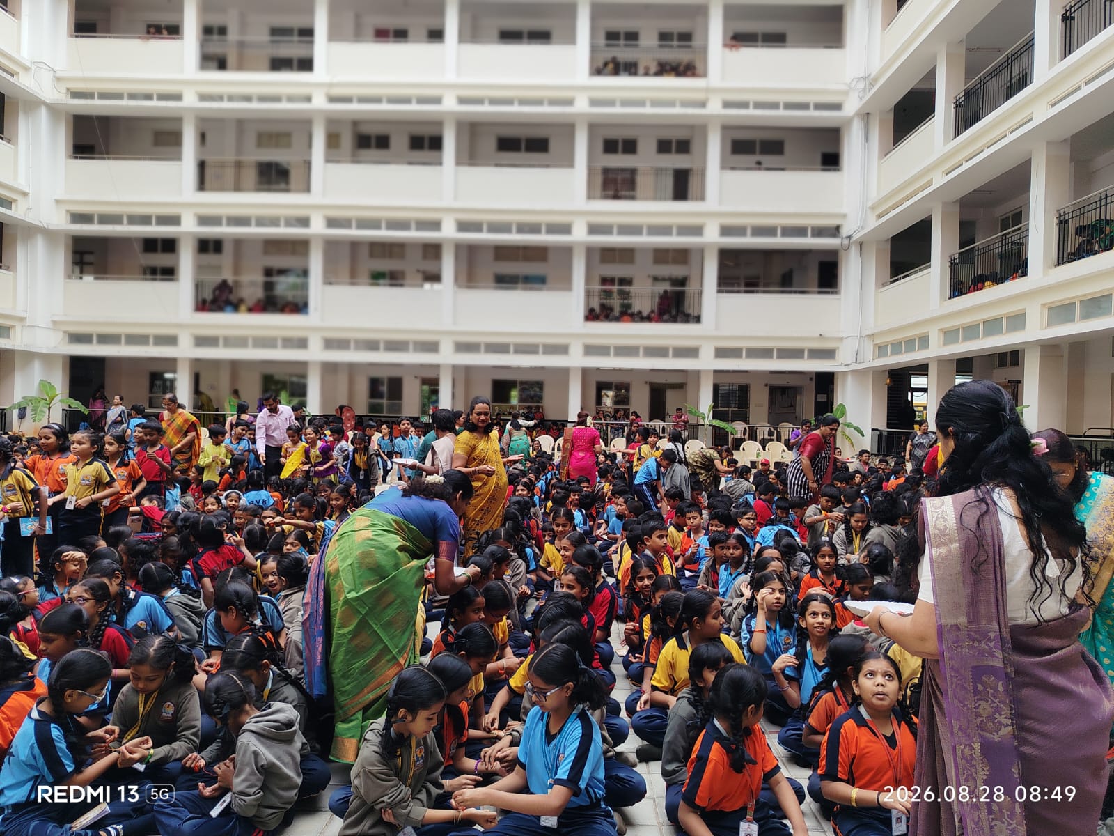 Raksha Bandhan Celebrated at JGRVK - Ramamurthy Nagar (2)
