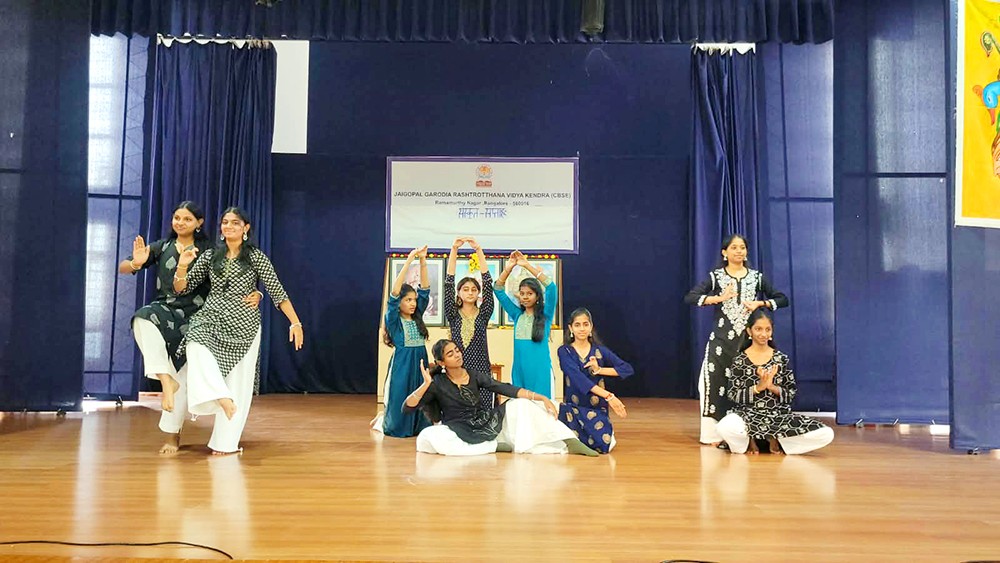 Sanskrit Week Celebrations Held at JGRVK – Ramamurthy Nagar (8)
