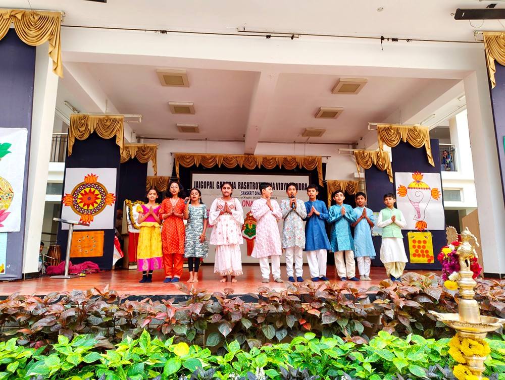 Sanskrit Week Celebrations Held at JGRVK – Ramamurthy Nagar (9)