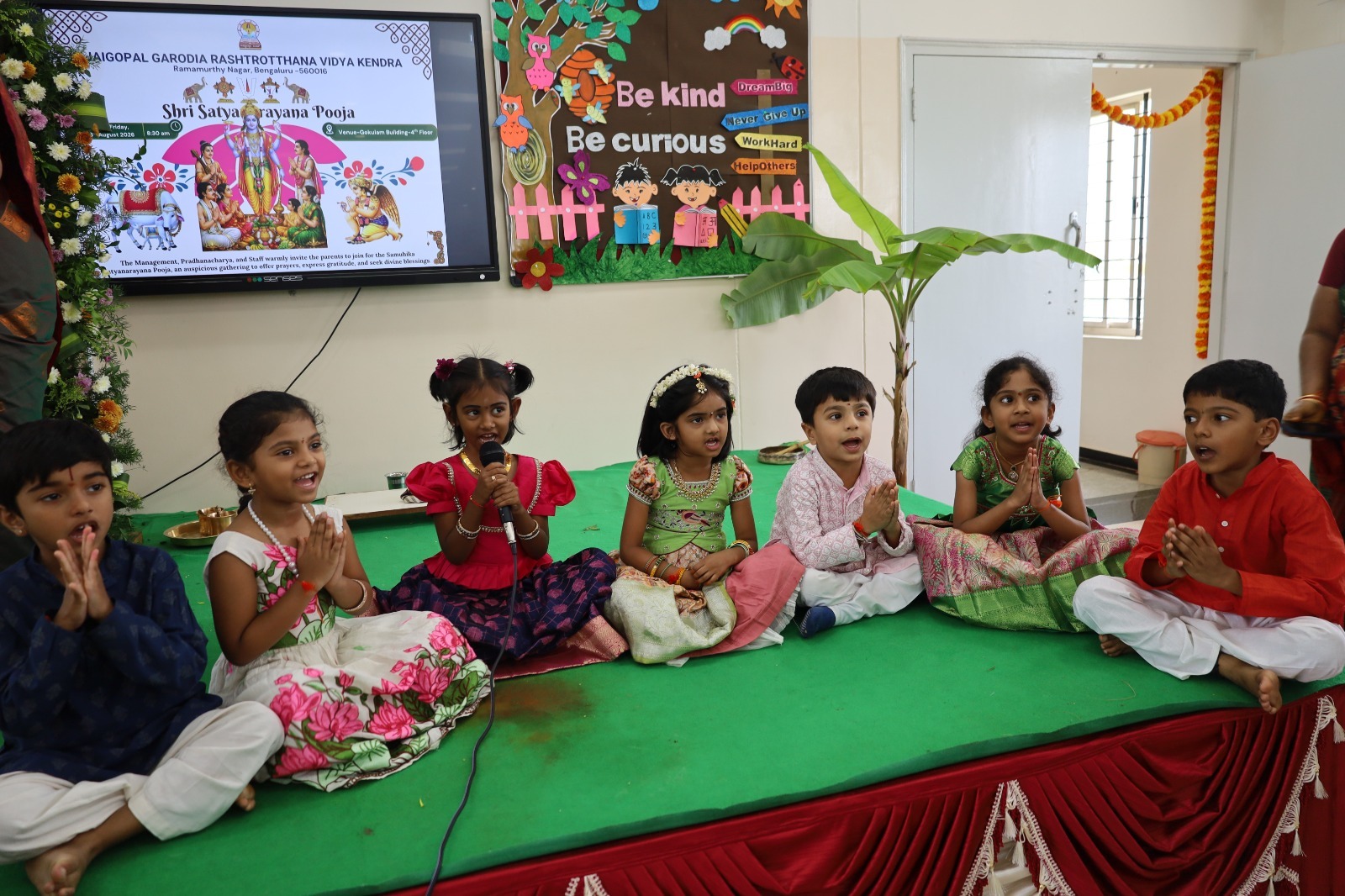 Sri Satyanarayana Puja and Raksha Bandhan Celebrated at JGRVK - Ramamurthy Nagar (6)