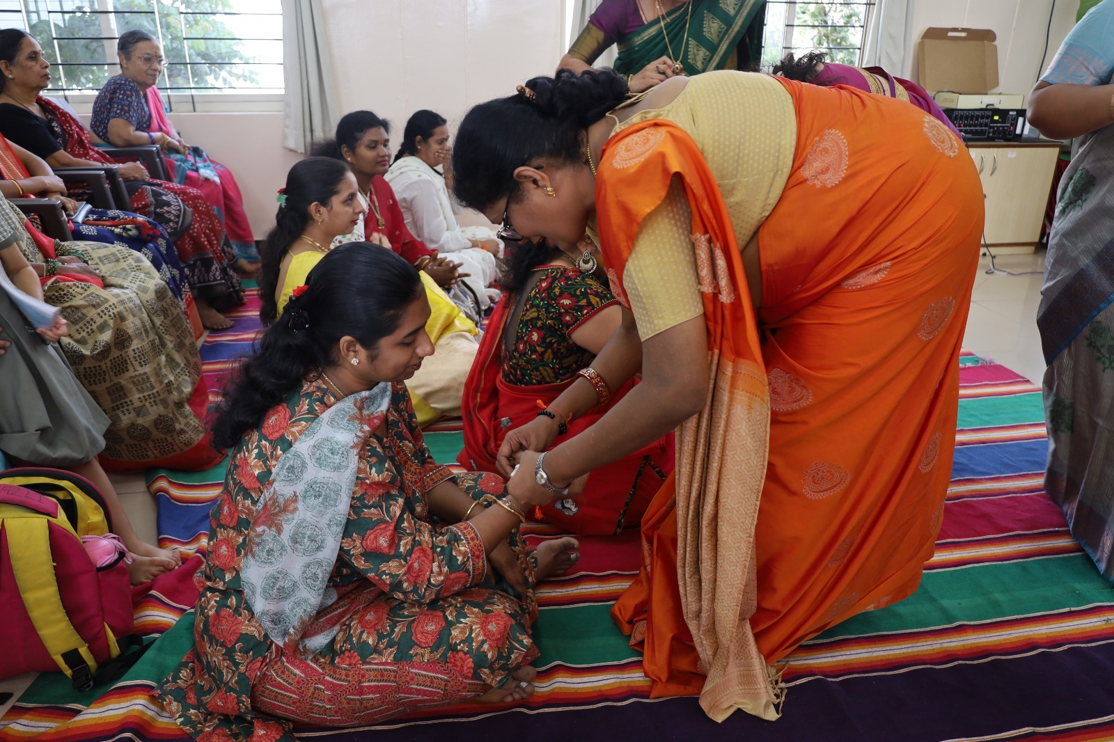 Sri Satyanarayana Puja and Raksha Bandhan Celebrated at JGRVK - Ramamurthy Nagar (8)