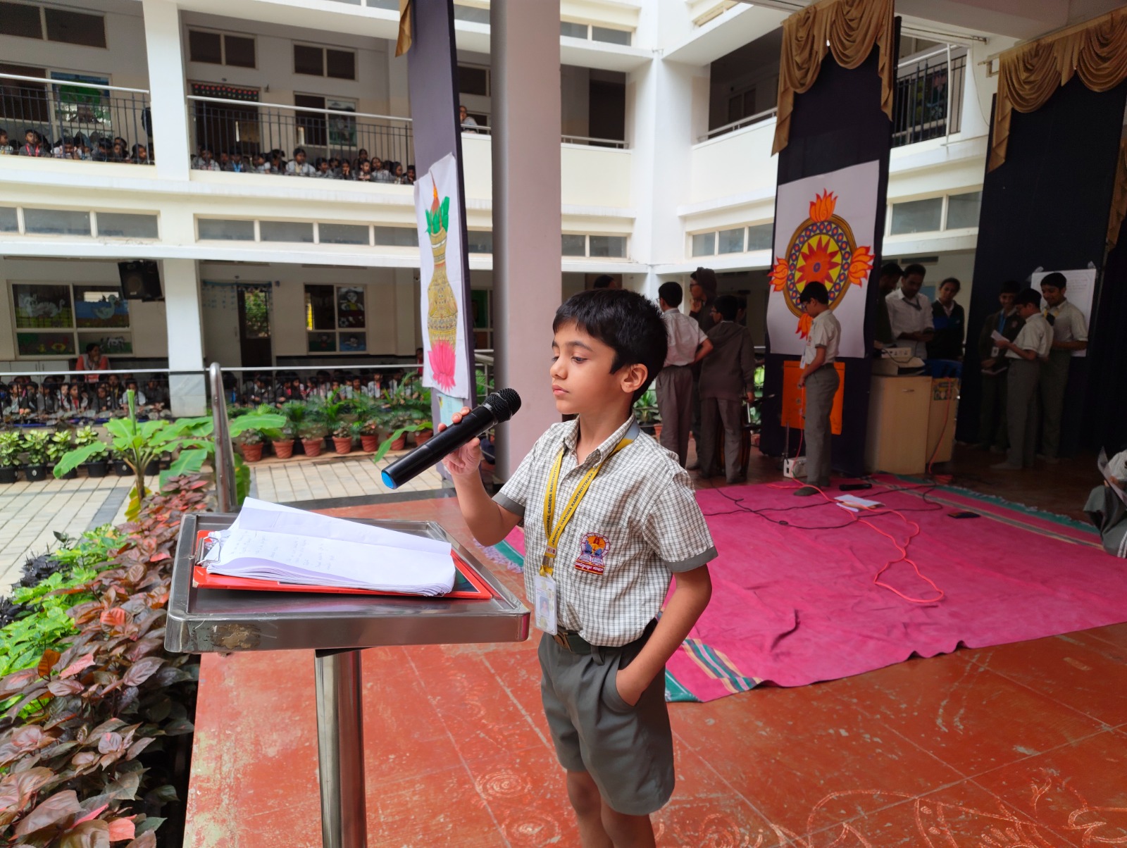 Students Highlight Heroism of Freedom Fighter on Rajguru Jayanti at JGRVK - Ramamurthy Nagar (6)