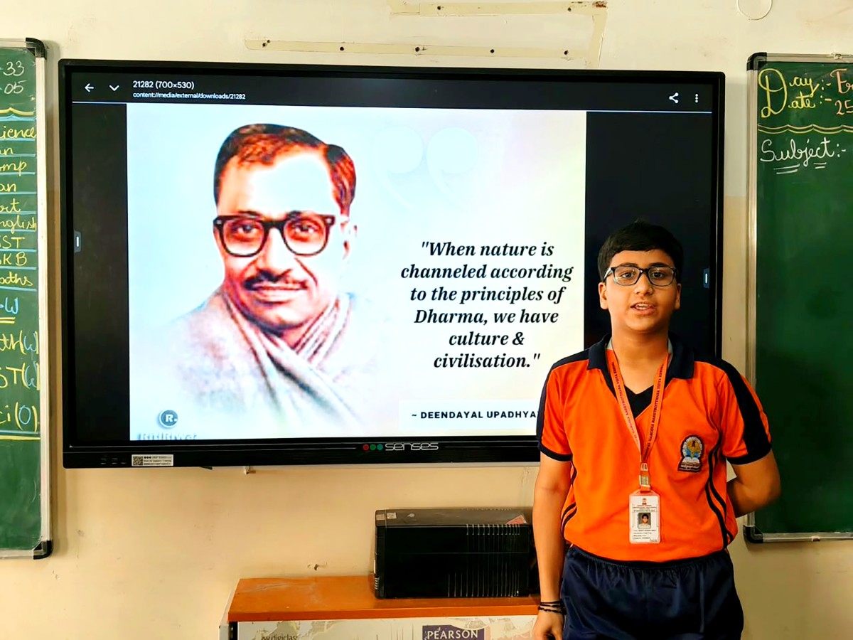 Deendayal Upadhyaya Jayanti Celebration at JGRVK – Ramamurthy Nagar (6)