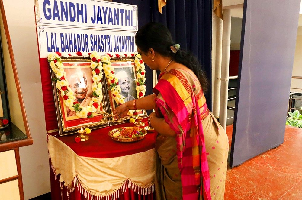 Gandhi Jayanti and Lal Bahadur Shastri Jayanti Celebration at JGRVK – Ramamurthy Nagar (8)