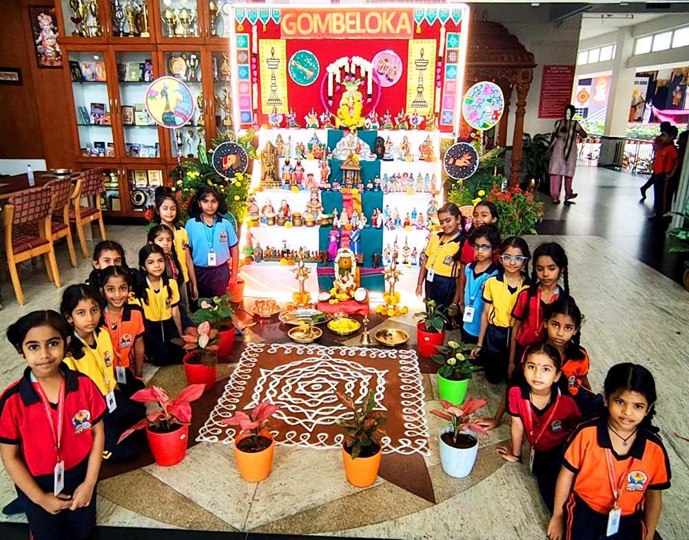 Gombe Utsava Celebrated with Cultural Grandeur at JGRVK - Ramamurthy Nagar (4)