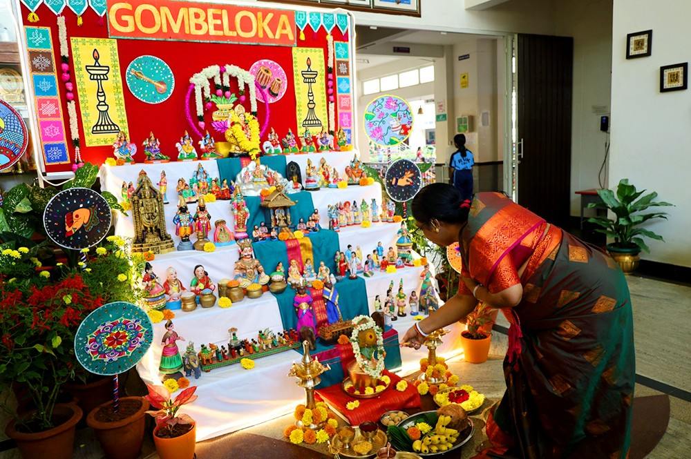 Gombe Utsava Celebrated with Cultural Grandeur at JGRVK - Ramamurthy Nagar (6)