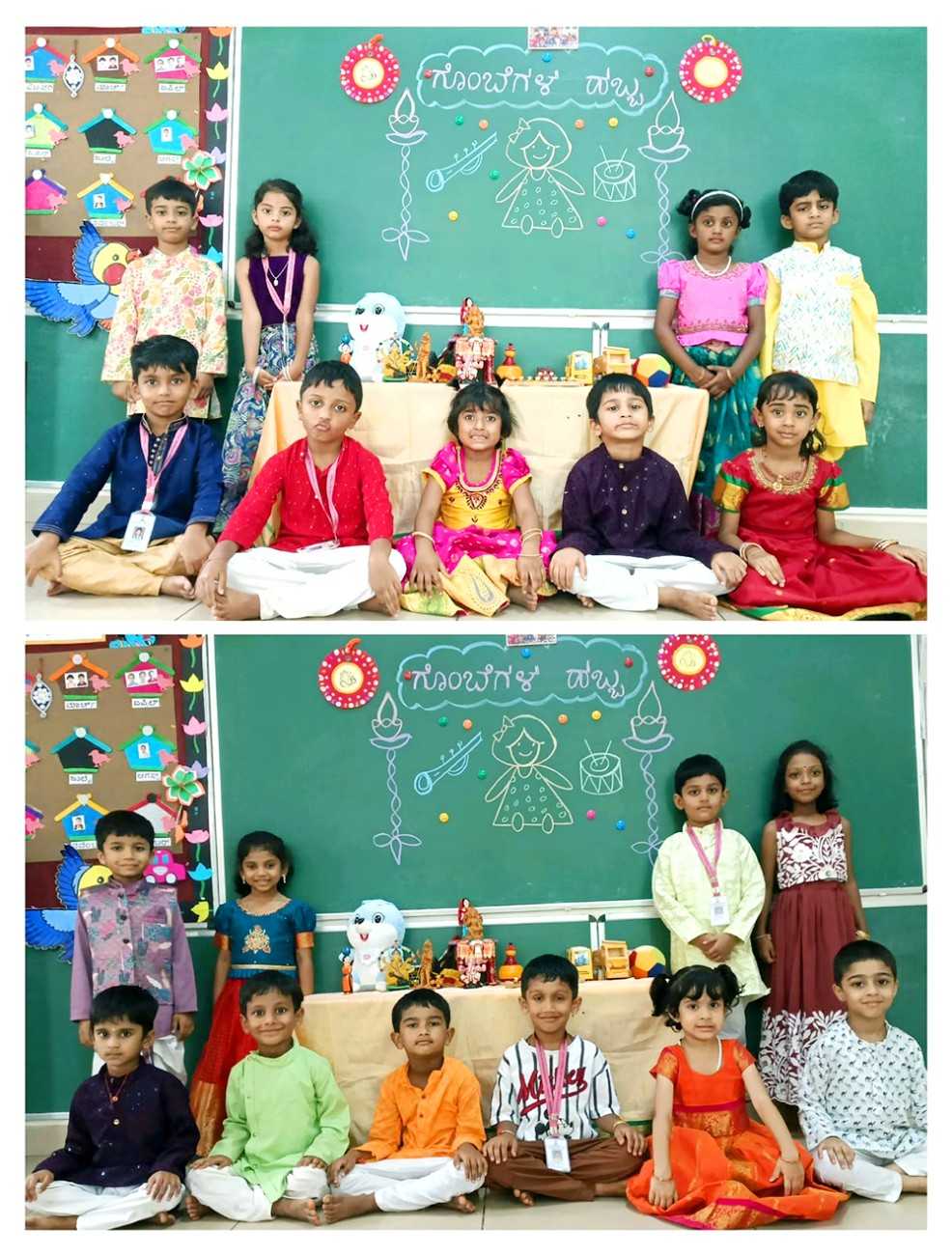 Gombe Utsava Celebrated with Cultural Grandeur at JGRVK - Ramamurthy Nagar (8)