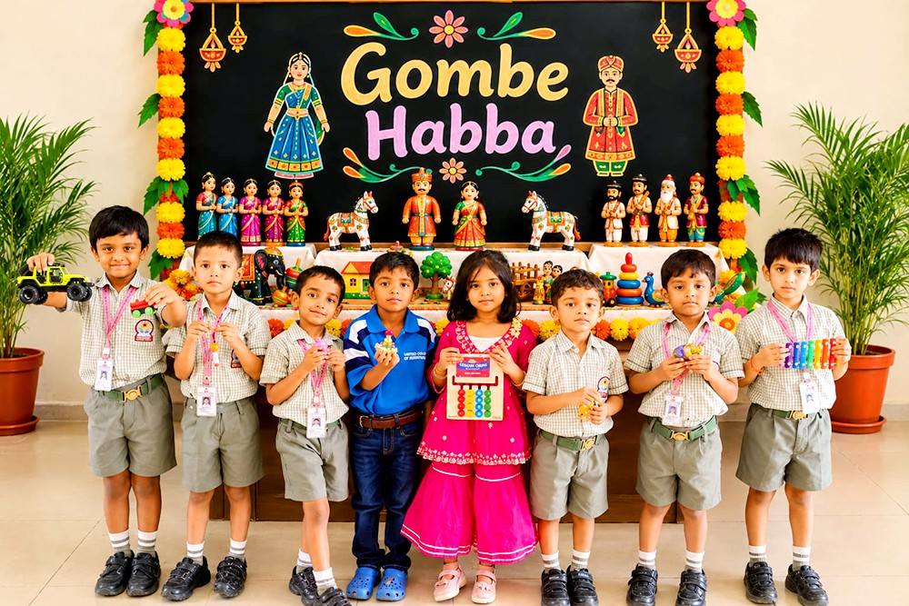 Gombe Utsava Celebrated with Cultural Grandeur at JGRVK - Ramamurthy Nagar (9)